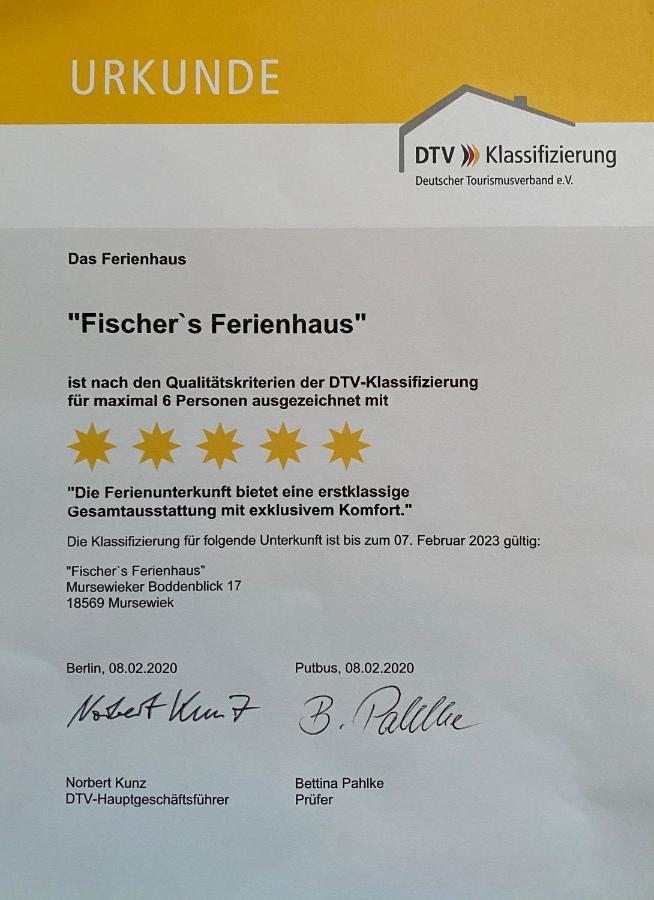 Fischer'S Ferienhaus Ruegen Mit Sauna Und Kamin Ummanz Buitenkant foto
